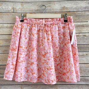 ABOUND floral PaperBag mini Skirts pink SMALL Bohemian boho skirt